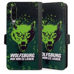 Sideflip mit langer Lasche schwarz