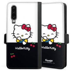 Sideflip mit langer Lasche schwarz