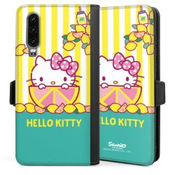 Sideflip mit langer Lasche schwarz