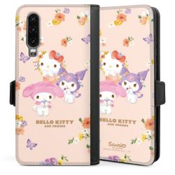 Sideflip mit langer Lasche schwarz