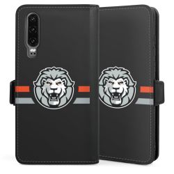 Sideflip mit langer Lasche schwarz