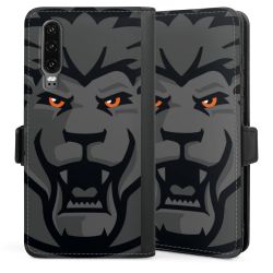 Sideflip mit langer Lasche schwarz