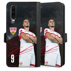 Sideflip mit langer Lasche schwarz