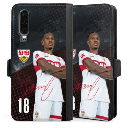 Sideflip mit langer Lasche schwarz