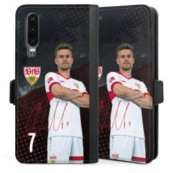 Sideflip mit langer Lasche schwarz