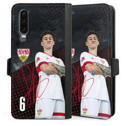 Sideflip mit langer Lasche schwarz