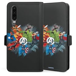 Sideflip Fodral med flap svart