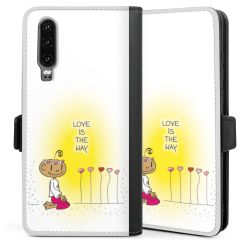 Sideflip mit langer Lasche schwarz