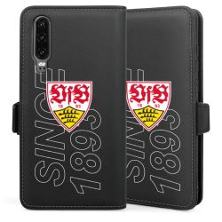 Sideflip mit langer Lasche schwarz