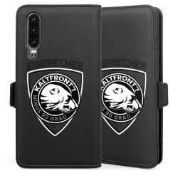 Sideflip mit langer Lasche schwarz