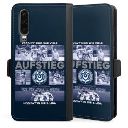 Sideflip mit langer Lasche schwarz