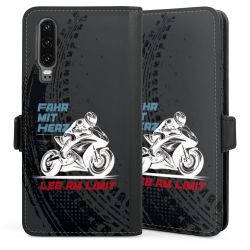 Sideflip mit langer Lasche schwarz