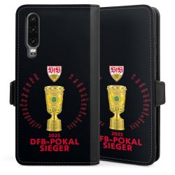 Sideflip mit langer Lasche schwarz