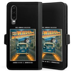 Sideflip mit langer Lasche schwarz