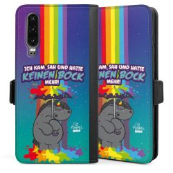 Sideflip mit langer Lasche schwarz