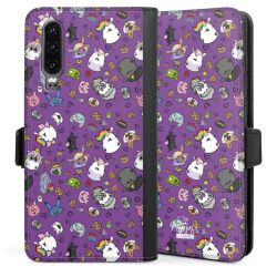 Sideflip mit langer Lasche schwarz