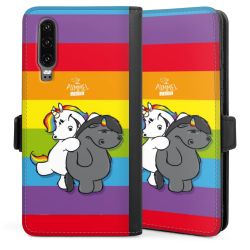 Sideflip mit langer Lasche schwarz