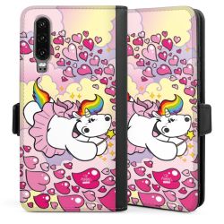 Sideflip mit langer Lasche schwarz