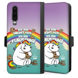 Sideflip mit langer Lasche schwarz