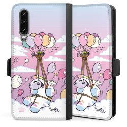 Sideflip mit langer Lasche schwarz