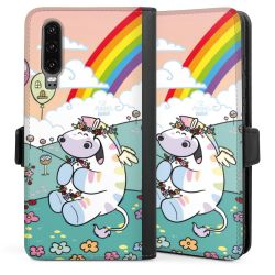 Sideflip mit langer Lasche schwarz