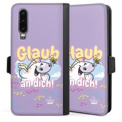 Sideflip mit langer Lasche schwarz