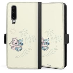 Sideflip mit langer Lasche schwarz