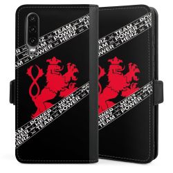 Sideflip mit langer Lasche schwarz