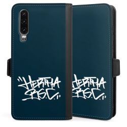 Sideflip mit langer Lasche schwarz