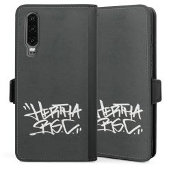 Sideflip mit langer Lasche schwarz