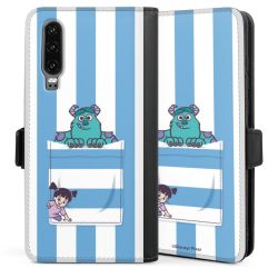 Sideflip mit langer Lasche schwarz