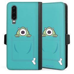 Sideflip mit langer Lasche schwarz