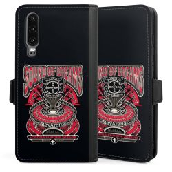 Sideflip mit langer Lasche schwarz