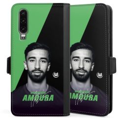 Sideflip mit langer Lasche schwarz