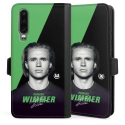 Sideflip mit langer Lasche schwarz