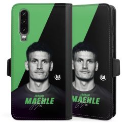 Sideflip mit langer Lasche schwarz