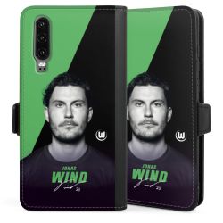 Sideflip mit langer Lasche schwarz