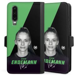 Sideflip mit langer Lasche schwarz