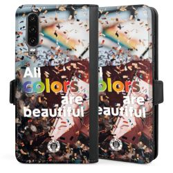 Sideflip mit langer Lasche schwarz