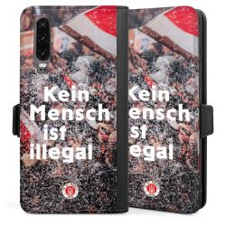 Sideflip mit langer Lasche schwarz