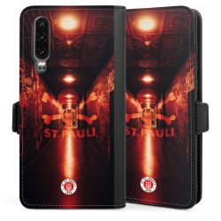 Sideflip mit langer Lasche schwarz