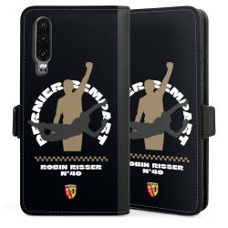 Sideflip mit langer Lasche schwarz