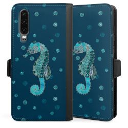 Sideflip mit langer Lasche schwarz