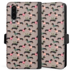 Sideflip mit langer Lasche schwarz