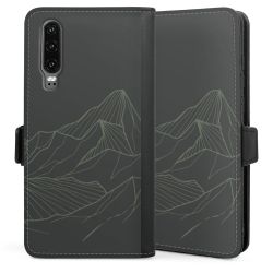 Sideflip mit langer Lasche schwarz