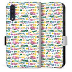 Sideflip Fodral med flap vit