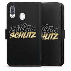 Sideflip mit Lasche schwarz/seiltliche Lasche