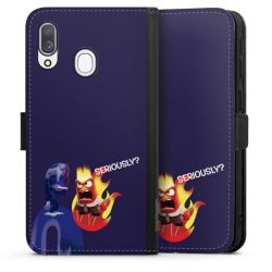 Sideflip with flap black/lateral flap