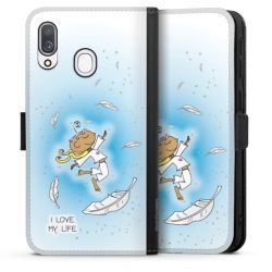 Sideflip mit Lasche schwarz