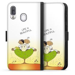 Sideflip mit Lasche schwarz